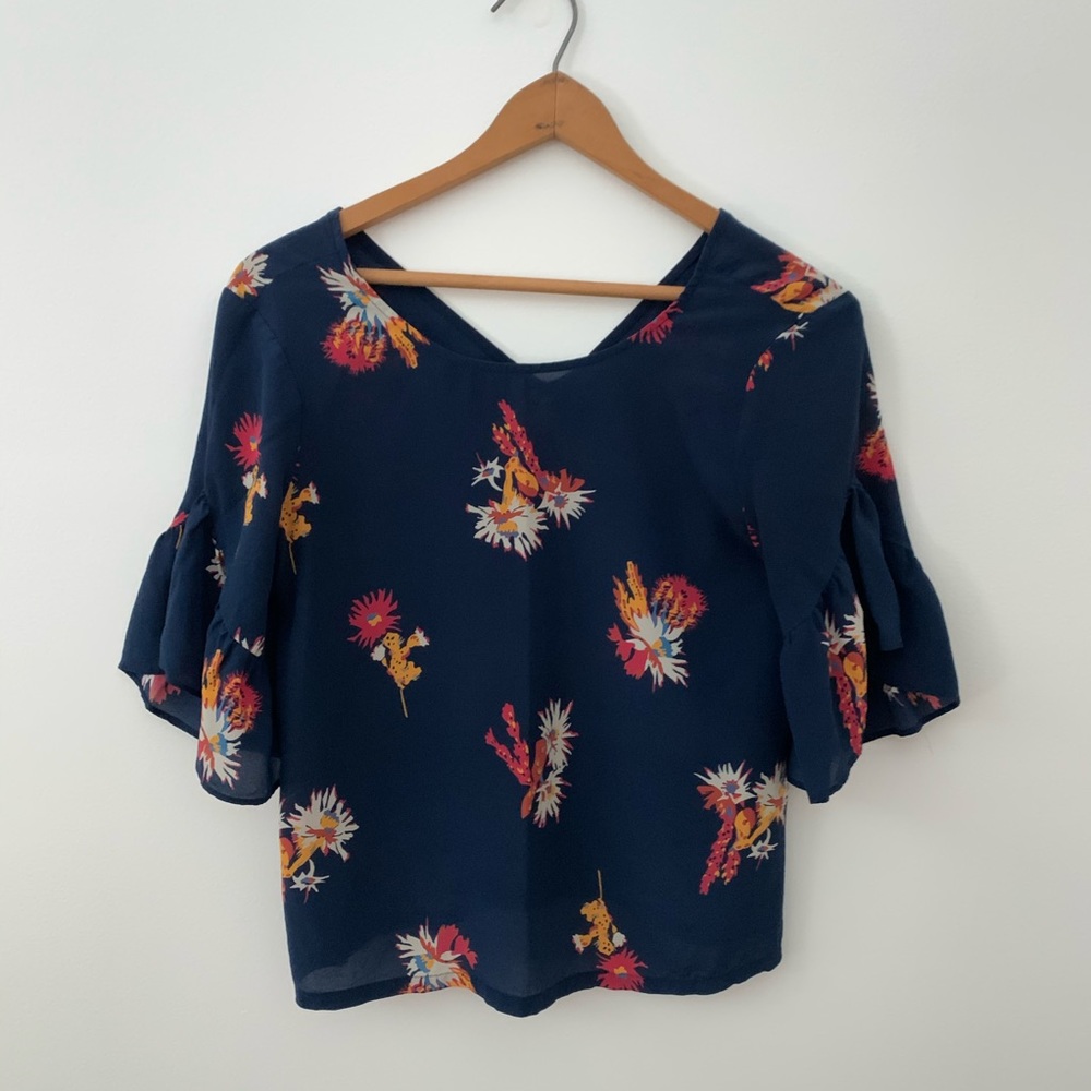 Madewell floral top